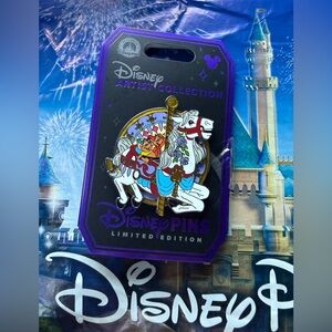 Disney MK Jaq and Gus on the Carrousel Pin Autograph by Artist WDW 2026